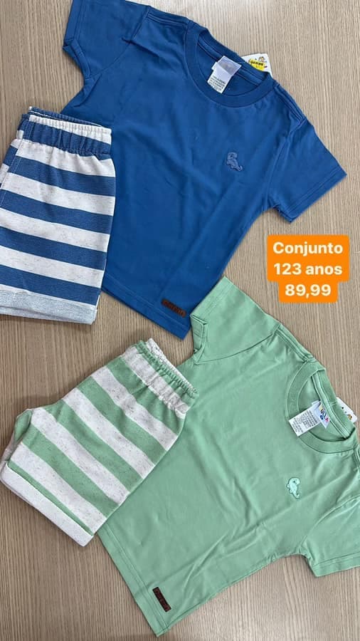 Conjunto Masculino 1.2.3 Anos 89