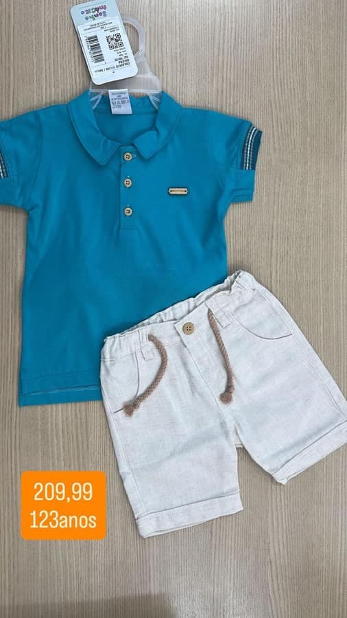 Conjunto Masculino 1.2.3 Anos 95