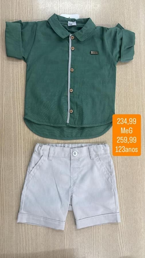 Conjunto Masculino 1.2.3 Anos 96