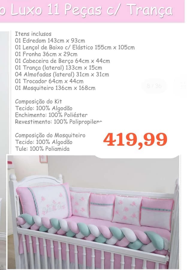 Kit de berço 12