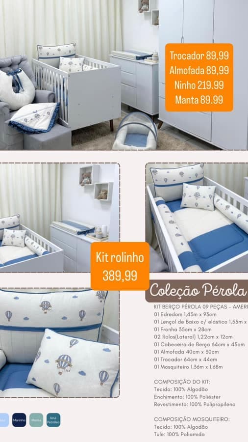 Kit de berço 13