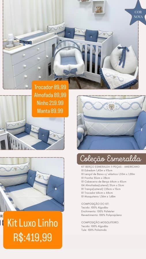 Kit de berço 23