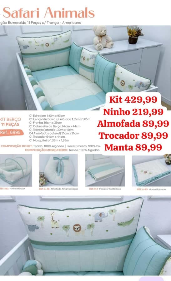 Kit de berço 29