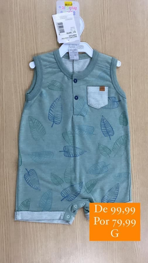 Macacão curto Masculino 13